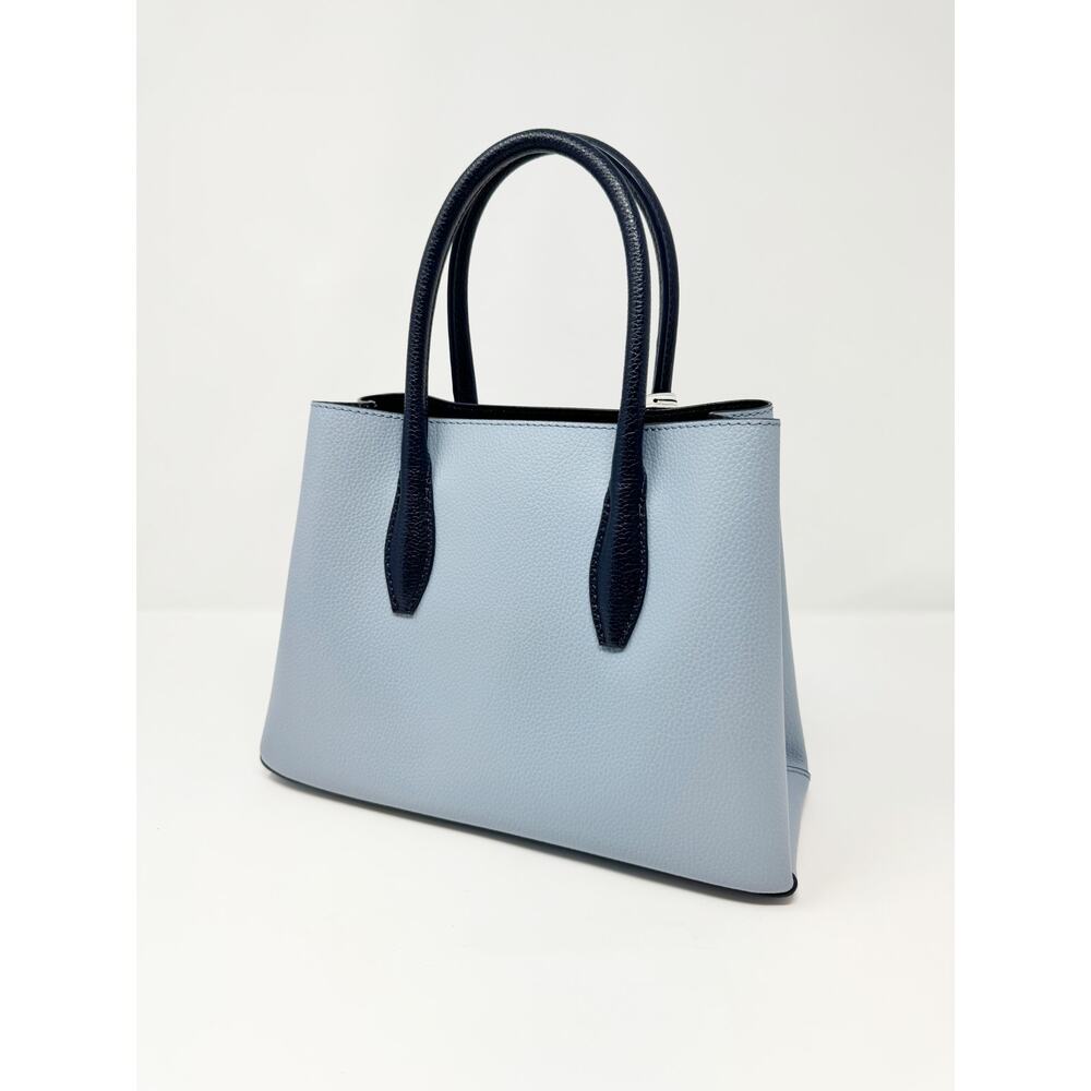 Kate Spade Small Eva Crossbody Leather Satchel Handbag in Blue Leather - Picture 4 of 7